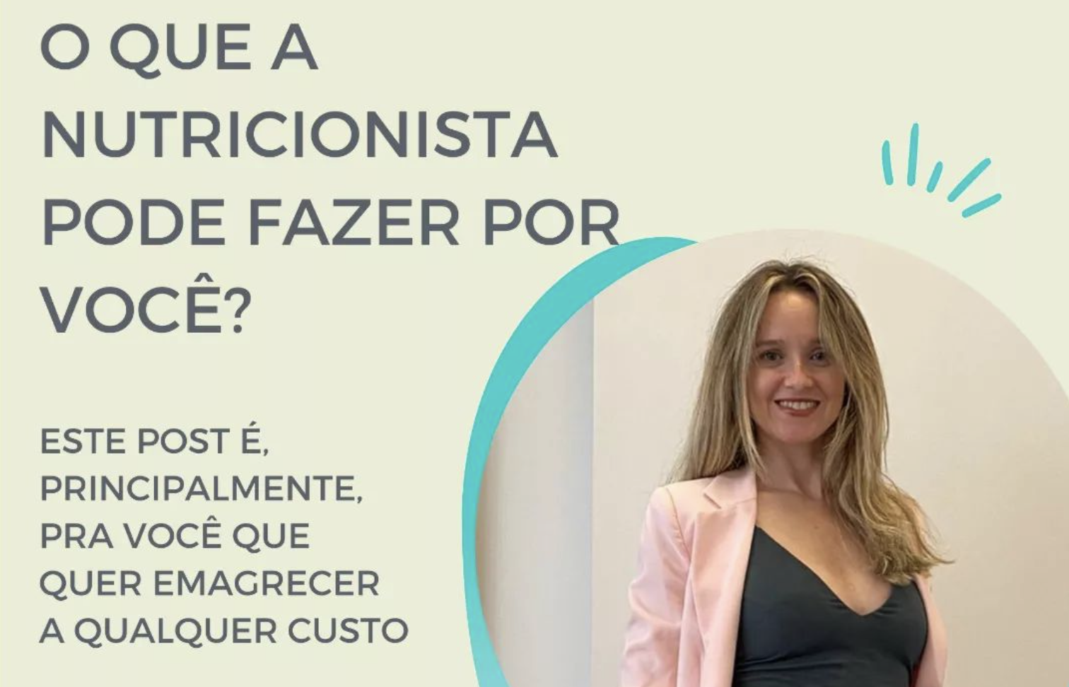 O que uma nutricionista pode fazer pela sua saúde.