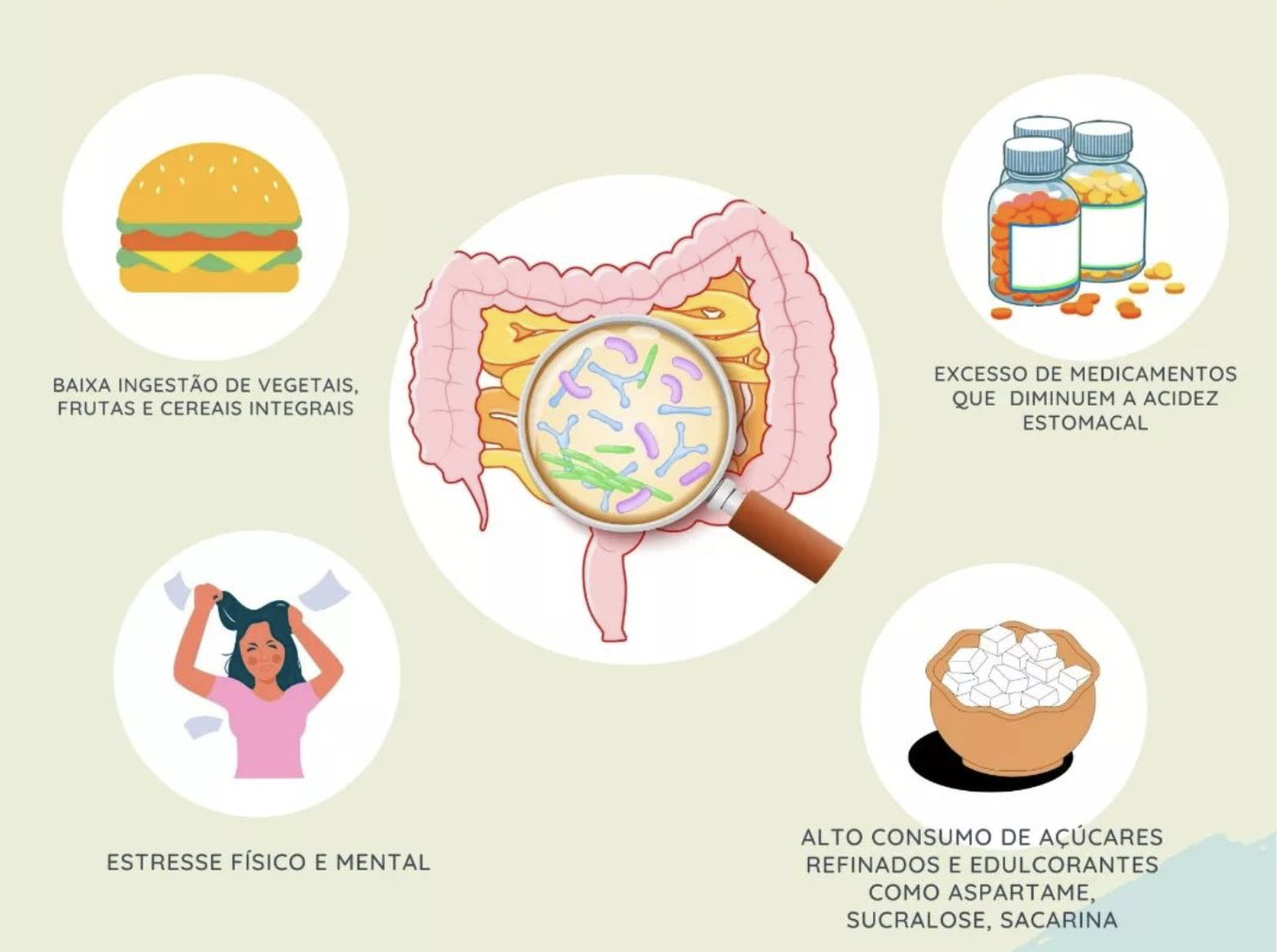 Principais causas dos problemas intestinais