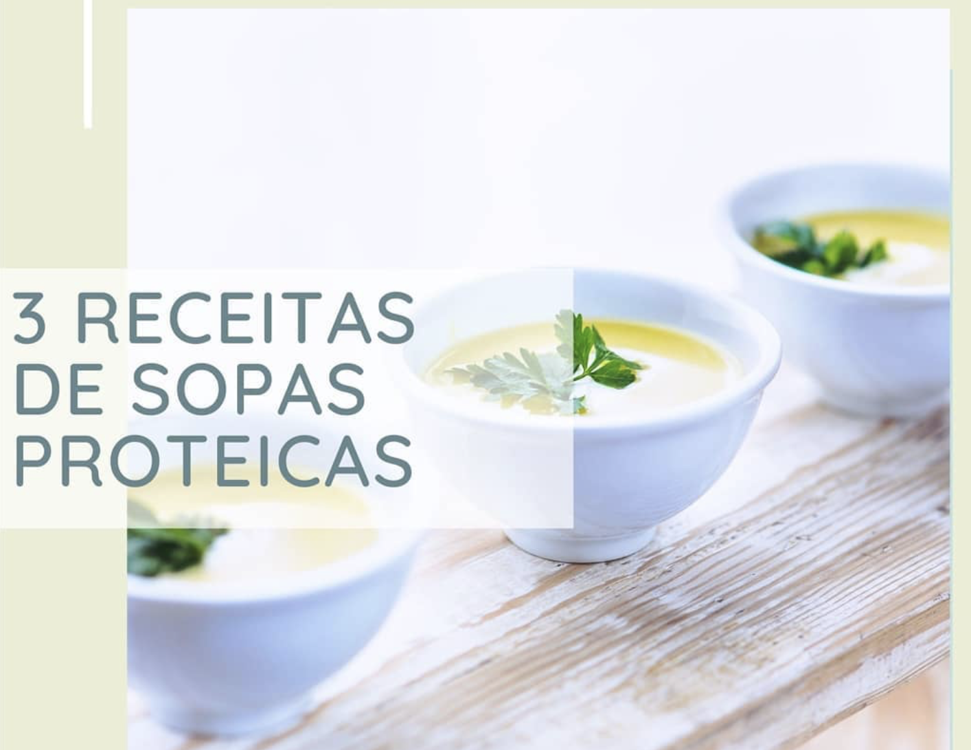 Receitas de Sopa com proteínas