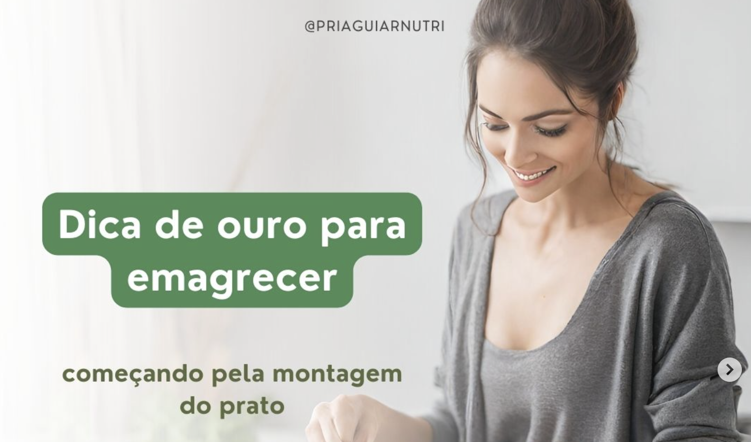 O prato de quem quer emagrecer